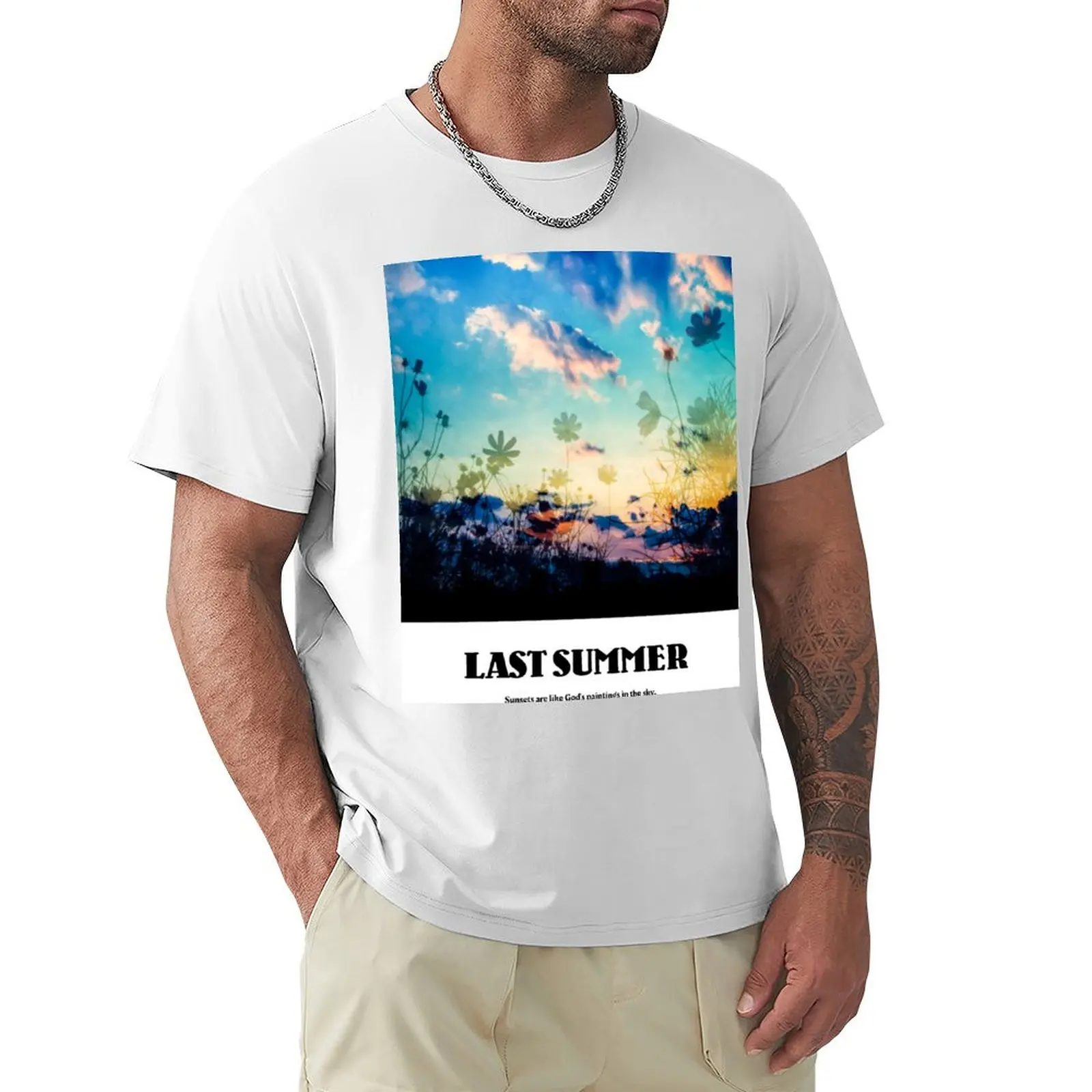 

Last Summer Sunset Scene T-Shirt sublime funnys t shirt men