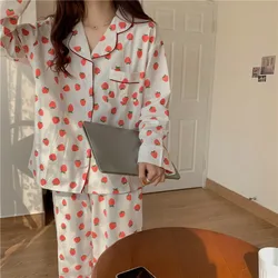 Plaid Pajamas For Women Korean Kawaii Short Sleeve Home Wear For Sleep Couple Pajams Sets Large Size Two Piece Night Suit Girl