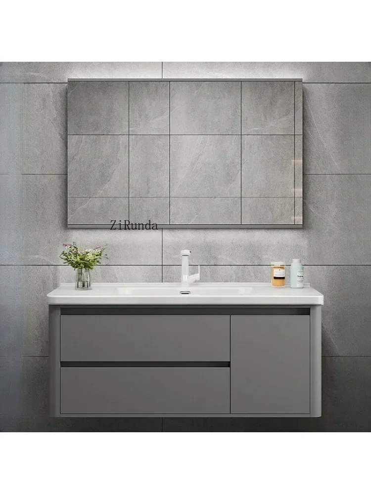 Smart Mirror Cabinets Vanity Combo Large Capacity Storage Bathroom Cabinets Simple Furniture Vanitorios De Bano FYBC