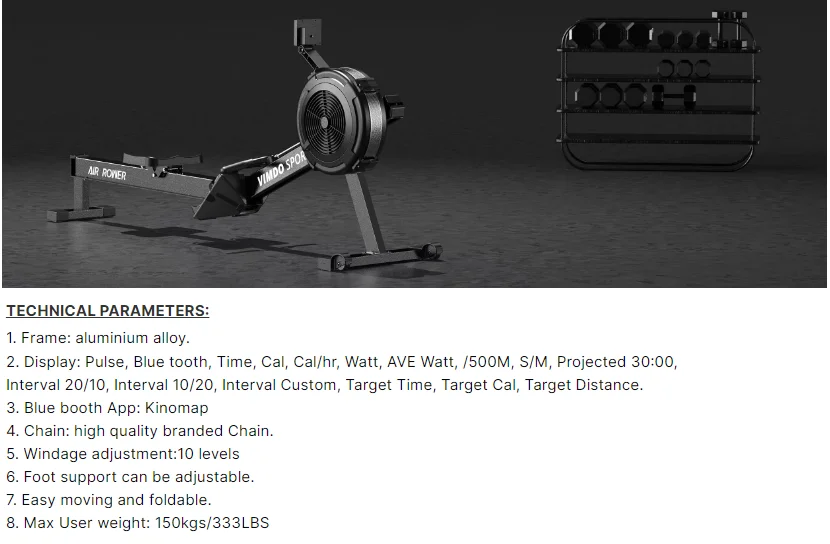 s Shandong Minolt a Commercial Fitness Equipment Cardio Exercise Multi Home Gym Machine Rowing Machine Air Rower