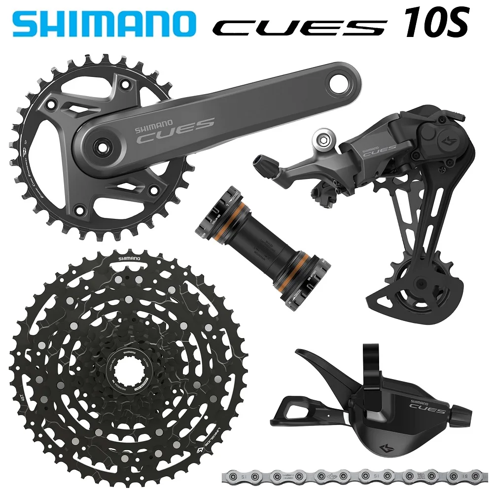 Cues Shimano Xtr 1x10 SHIMANO CUES 10S U6000 MTB Groupset 10V