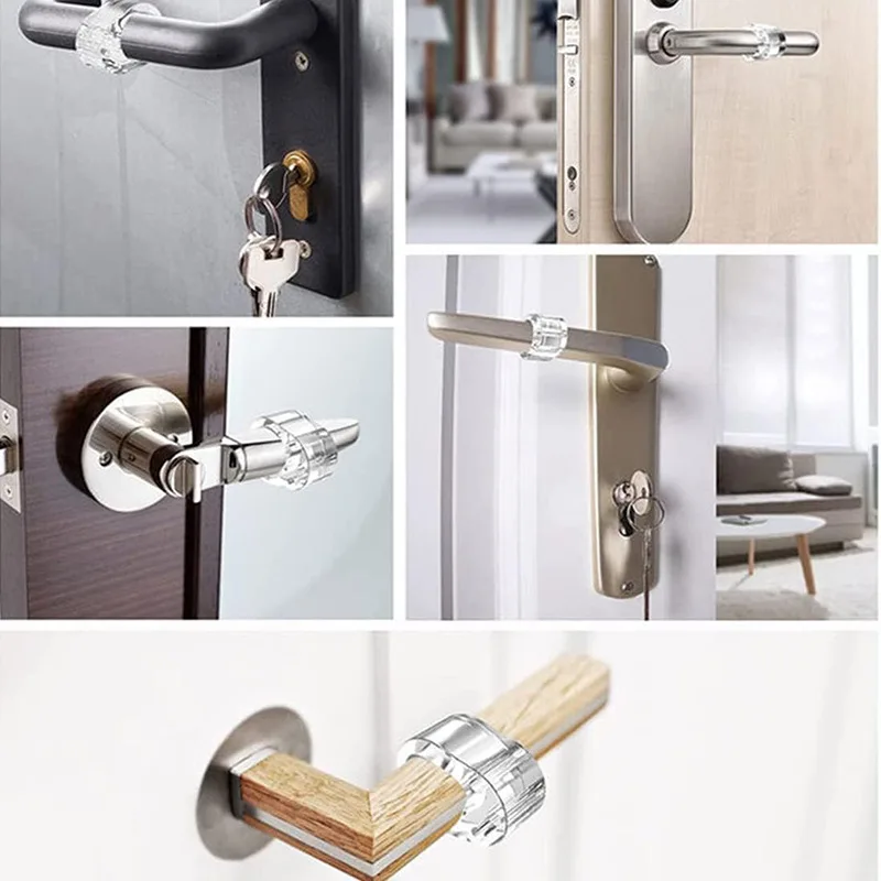 Door Stopper Punch-free Anti-collision Ring Door Handle Buffer Wall Anti-Collision Protected Pad Silencer Crash Pad Silicone door stopper silicone door stopper door stopper bumpers