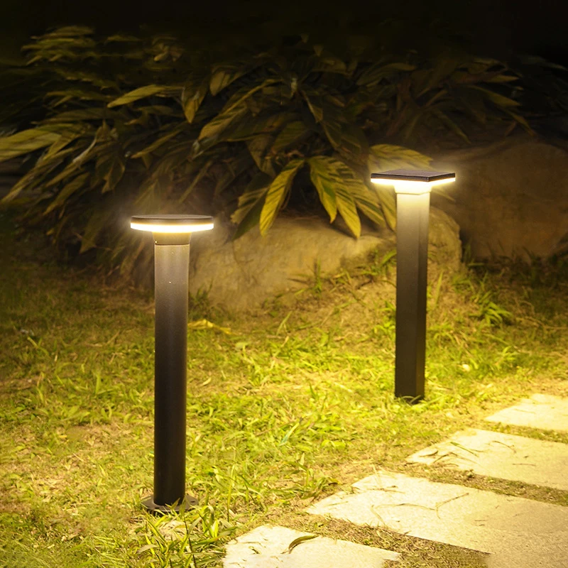 Outdoor Waterproof IP65 10W LED Lawn Lamp 30CM 60CM New Style Aluminum Pillar Garden Path Square Landscape Lawn Lights AC85-265V the third pillar