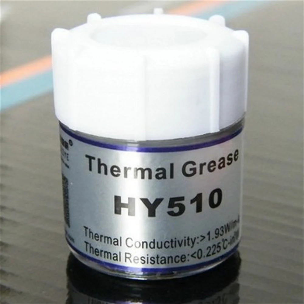 10g/25g Silicone Thermal Paste 1.93W/m-k HY510 Heat Transfer Grease Heat Sink CPU GPU Chipset Notebook Computer Cooling Syringe