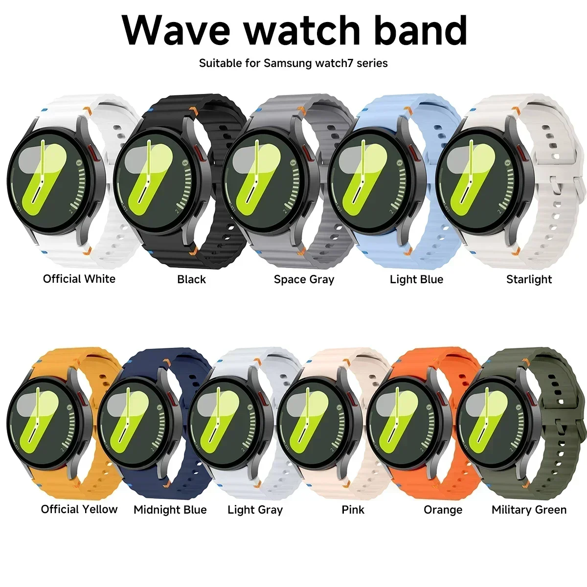 Premium Silicone Band for Galaxy Watch - Versatile Comfort Strap