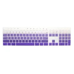 Apple Magic Keyboard Silicone Cover - US English Numeric Pad Edition, Multicolor (Gradient Purple)