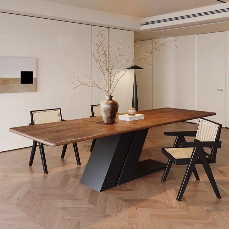 Asthetic Designer Executive Desk Wood Modern Chair Office Computer Table Writing Black Conference Escritorio Home Office