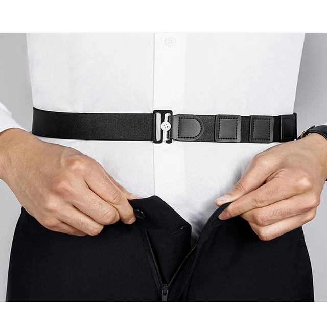 Leather Shirt Stay Belt for Men Waist Belt for Shirt Band Man Women  Adjustable Elastic Nonslip Holder Belt Strap Cloth Accessory - AliExpress