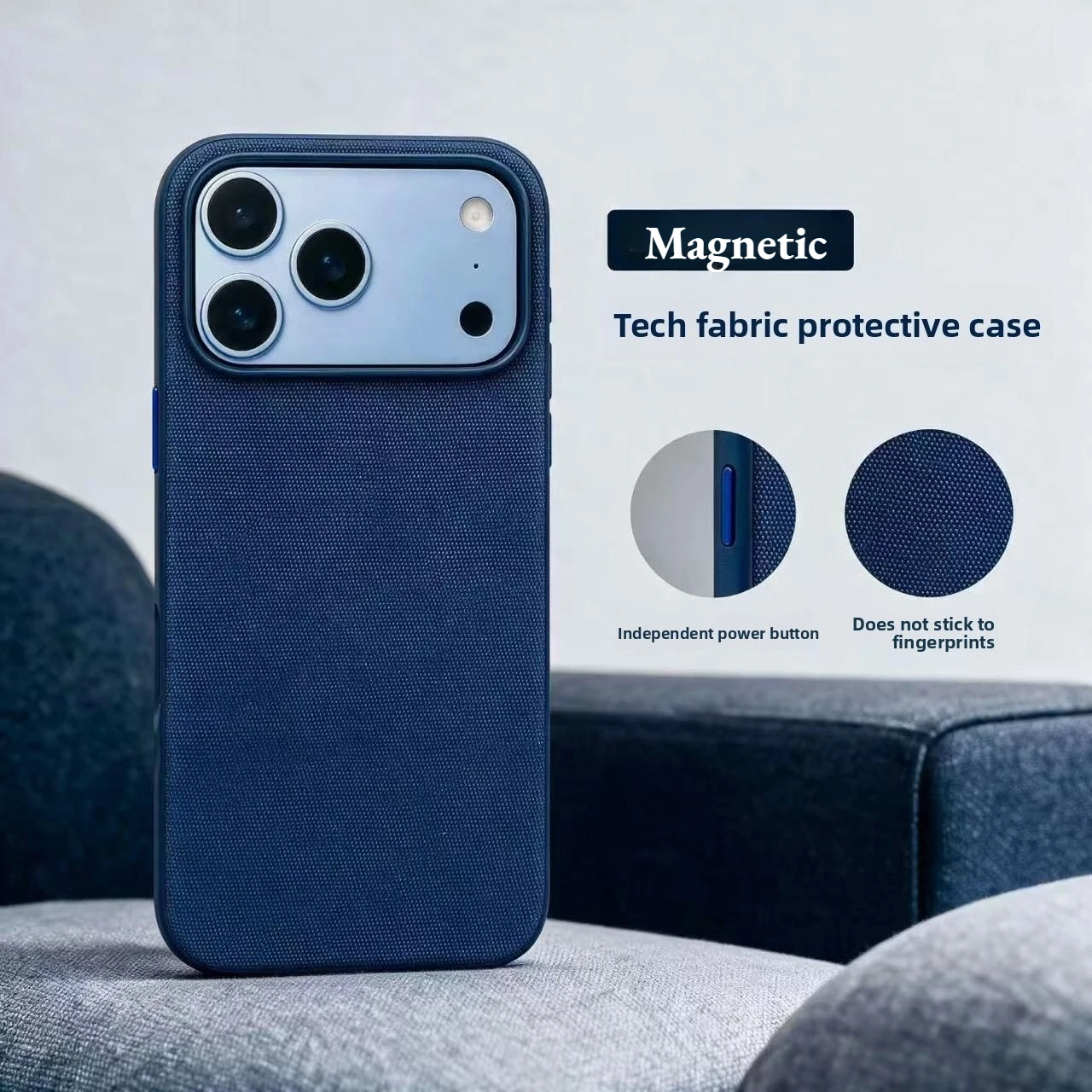 Luxury TechWoven Magnetic Wireless Charging Case