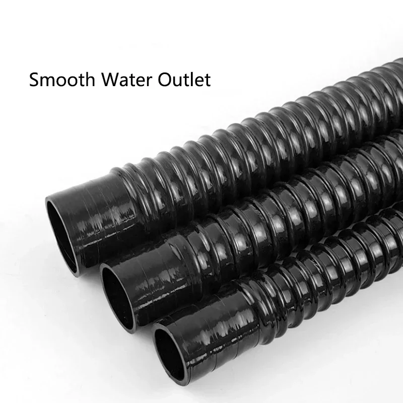 Aquarium Accessories Aquarium Hose Holder Aquarium Air Pipeline Black 20mm/25mm Aquarium Water Tube Oxygen Pump Water Pump Hose Air Bubble Stone Aquarium Fish Tank Pond Tube 50cm