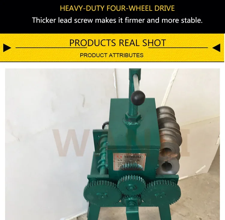 New Electric 50 Type Hand Crank Pipe Bender Multi-Function Calender Square Arc S