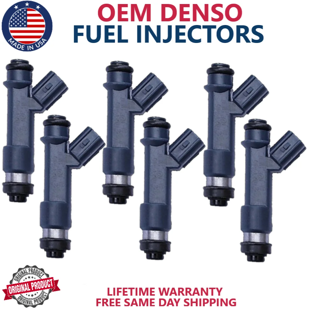 

NEW x6 OEM DENSO Fuel Injectors For Toyota 4Runner Tacoma Tundra FJ Cruiser 4.0L