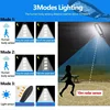 Upgraded 168LED Solar Street Light Outdoor Waterproof LED for Garden Wall Lamp Adjustable Angle Solar Lamp Built-in 10000mAH Hot 3