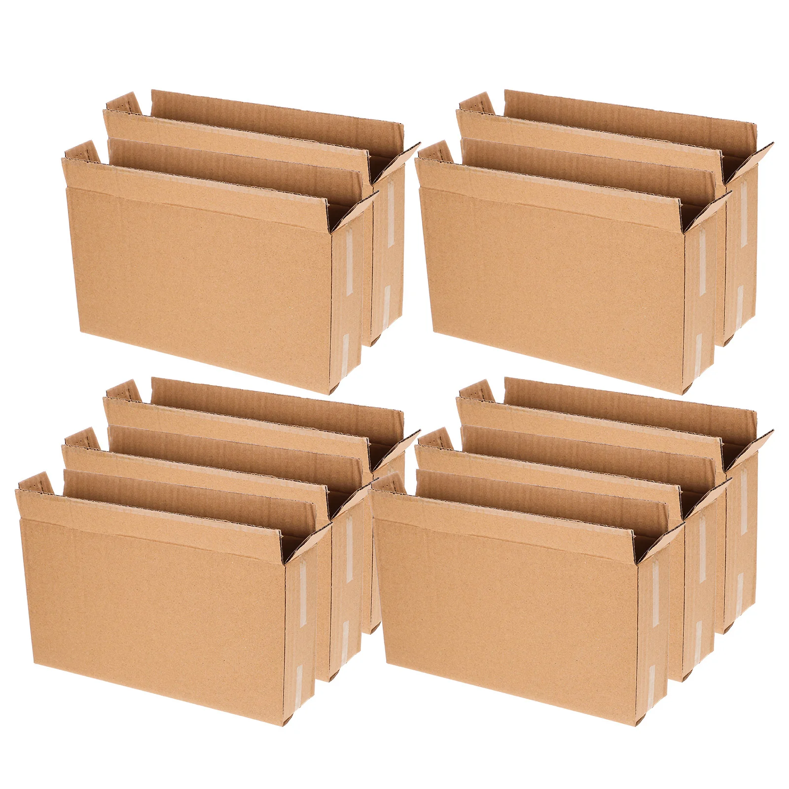 

10pcs Corrugated Board Package Boxes Multi-purpose Shipping Boxes Storage Boxes Thickened Boxes