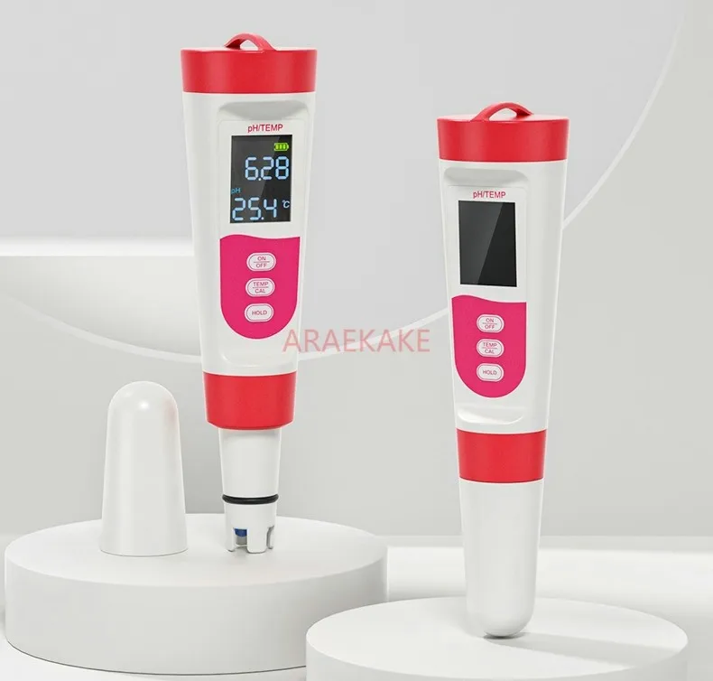PH testing pen, high-precision pH meter, pH meter, water quality testing instrument for aquariums, portable laboratory