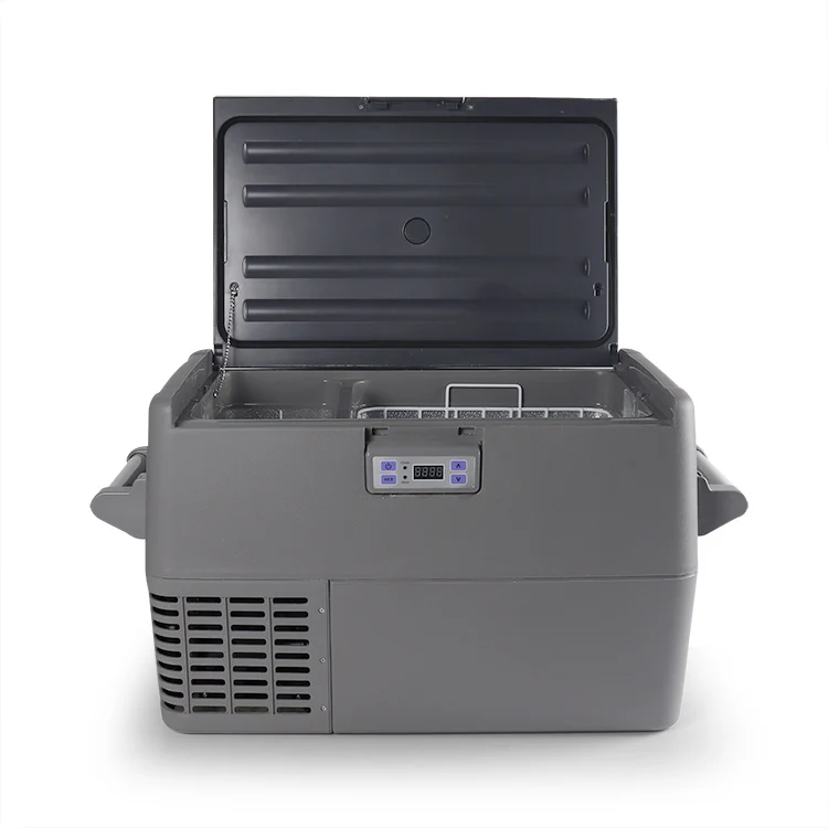 Dual refrigeration car refrigerator mini small Portable Cooler mini Car Fridge 12v 220v