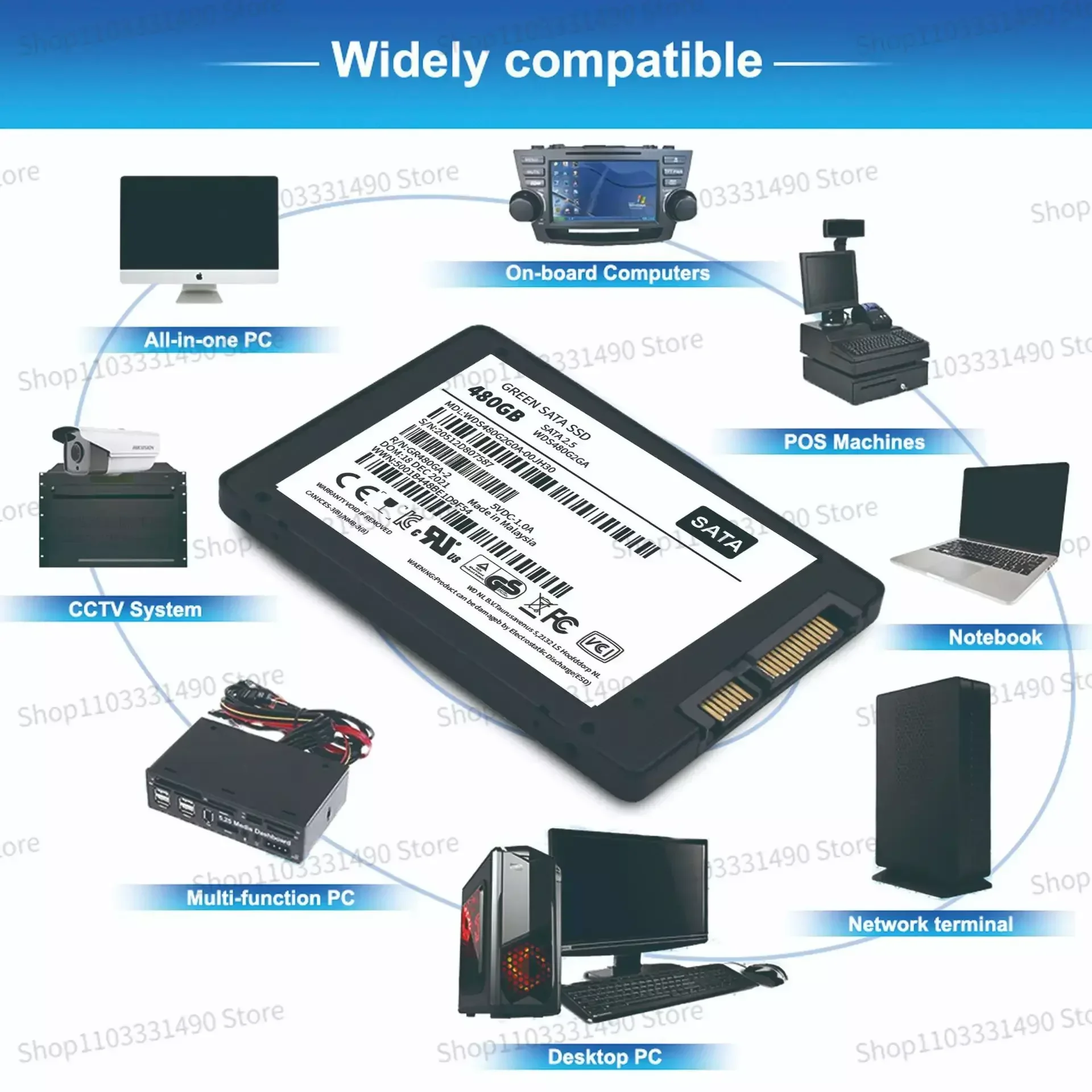2024  SSD Sata ϵ ̺ ũ, Ʈ  ũž  ָ Ʈ ̺, Sata3, 2.5 ġ Tlc, 500 mb/s
