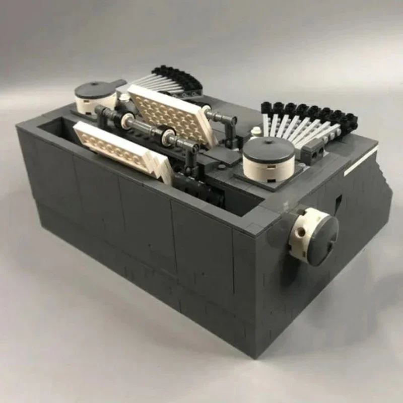 New 2079pcs Retro Typewriter Building Blocks Keyboard MOC 77010 Set Toys  Bricks Writing Machine For Kids High-Tech Ideas Gift - AliExpress