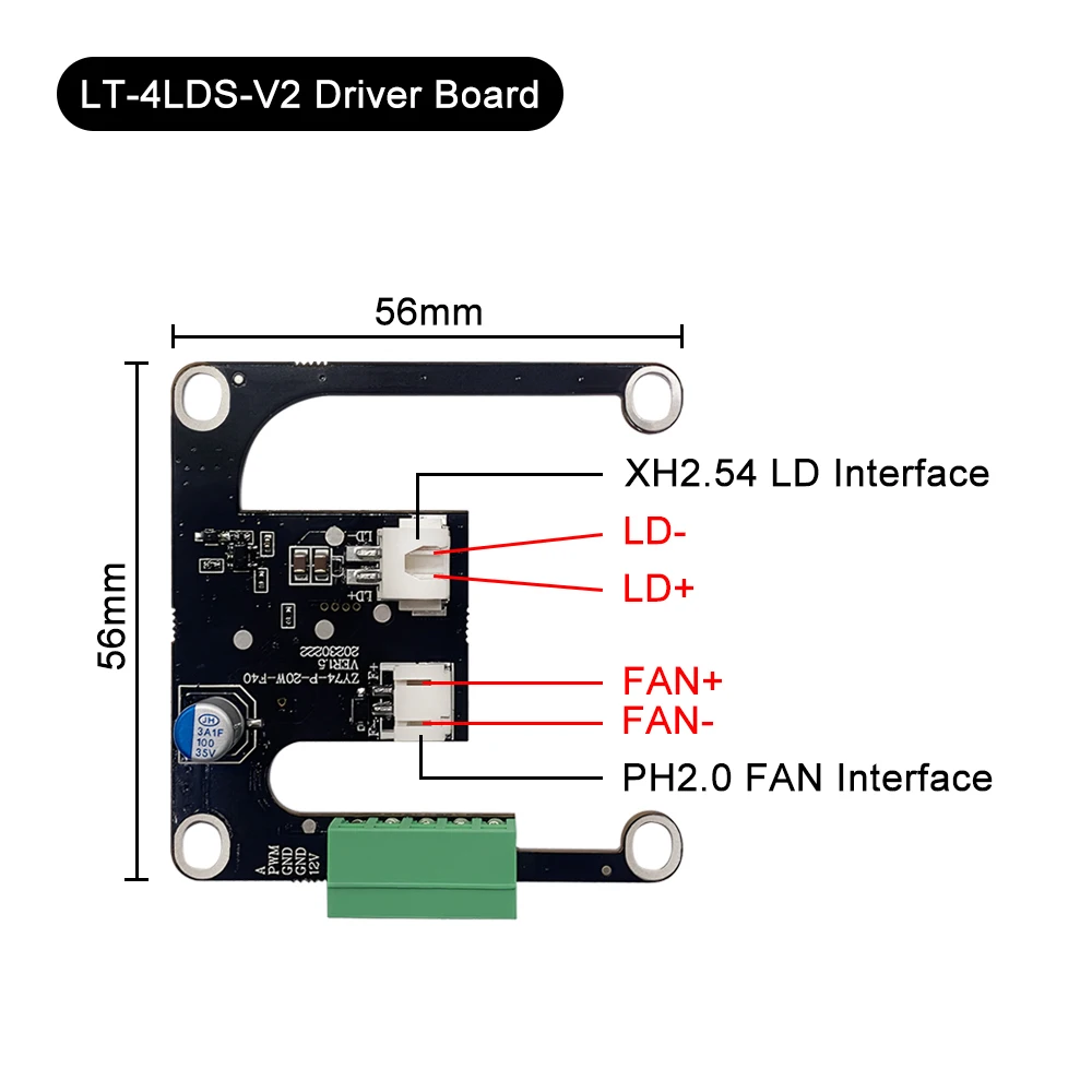 LASER TREE 20W 40W 80W Laser Driver for Laser Engraving Cutting Head Module Engraver Wood Working Tools Accessories laser module laser machine spare parts