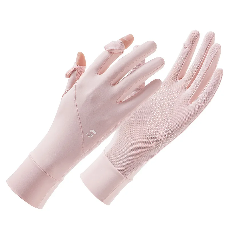 Women's UV-Resistant Summer Cycling Gloves - Lightweight, Breathable, and Anti-Slip Design