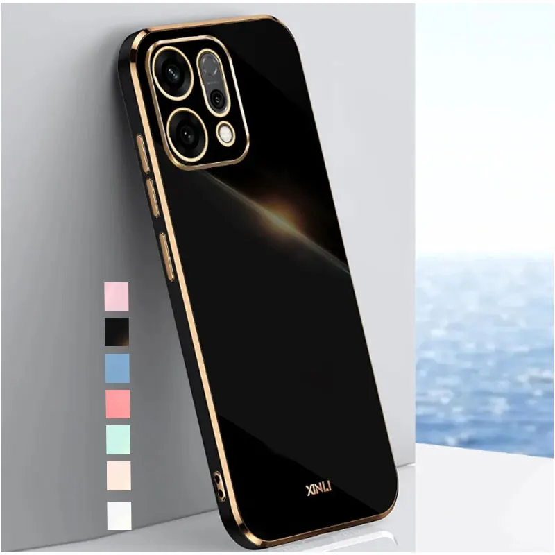 Luxury Plating Soft Silicone Camera Protective Back Cover