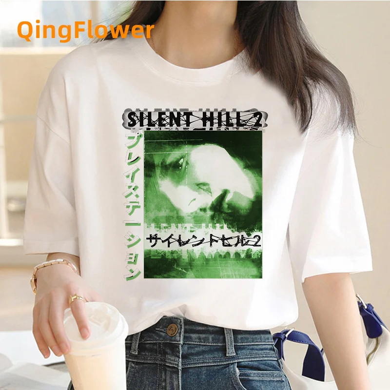 Silent Hill Tee Women Anime Tee Abbigliamento Harajuku Femminile