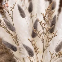 40pcs Natural Fluffy Dried Flower Pampas Grass Bouquet