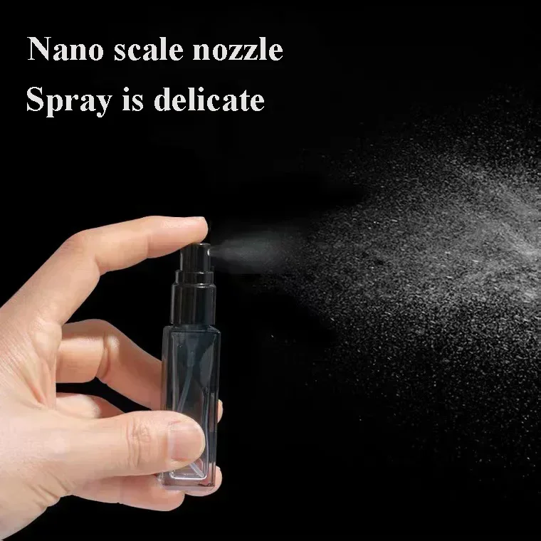 2PCS 5/10ml Bottom-Filling Pump Perfume Refillable Spray Bottle Mini Portable Empty Cosmetic Containers Atomizer Bottle Travel 2