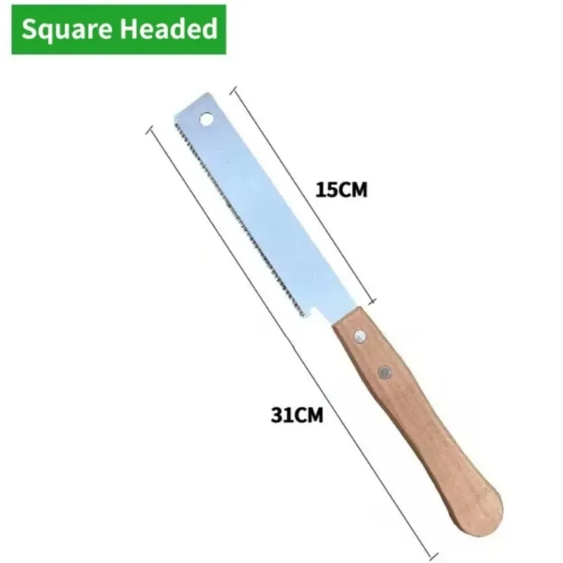 Japanese Style Hand Saw 12In Non-slip Wooden Handle Pull Saw Flush Cut Handsaw Woodworking Plastic Cutting Tool Hand Saw 4