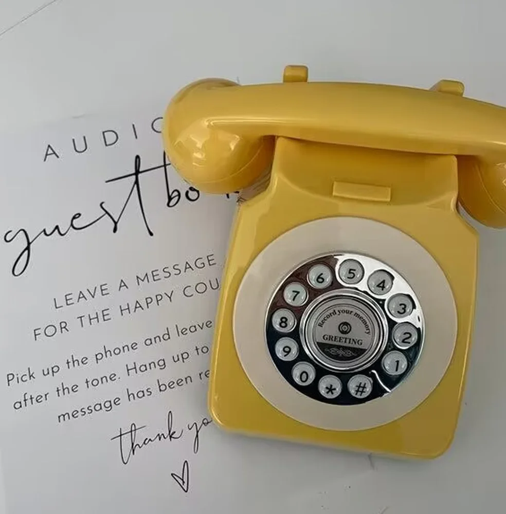 Libro de invitados de Audio Vintage para fiesta de boda libro de libro-de-invitados-de-audio-vintage-para-fiesta-de-boda-libro-de