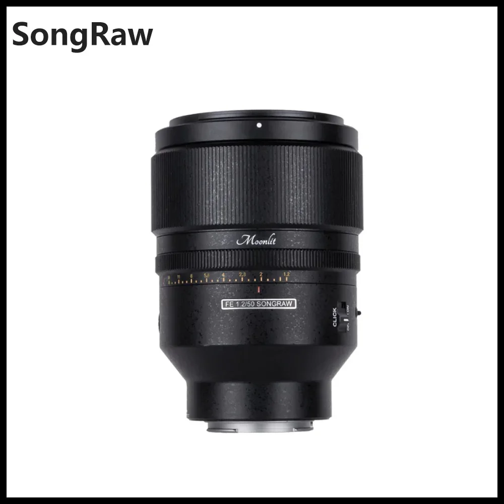 SongRaw AF 50mm F1.2 FE 문라이트 렌즈  FE 마운트 카메라용 풀프레임 대구경 오토포커스 렌즈