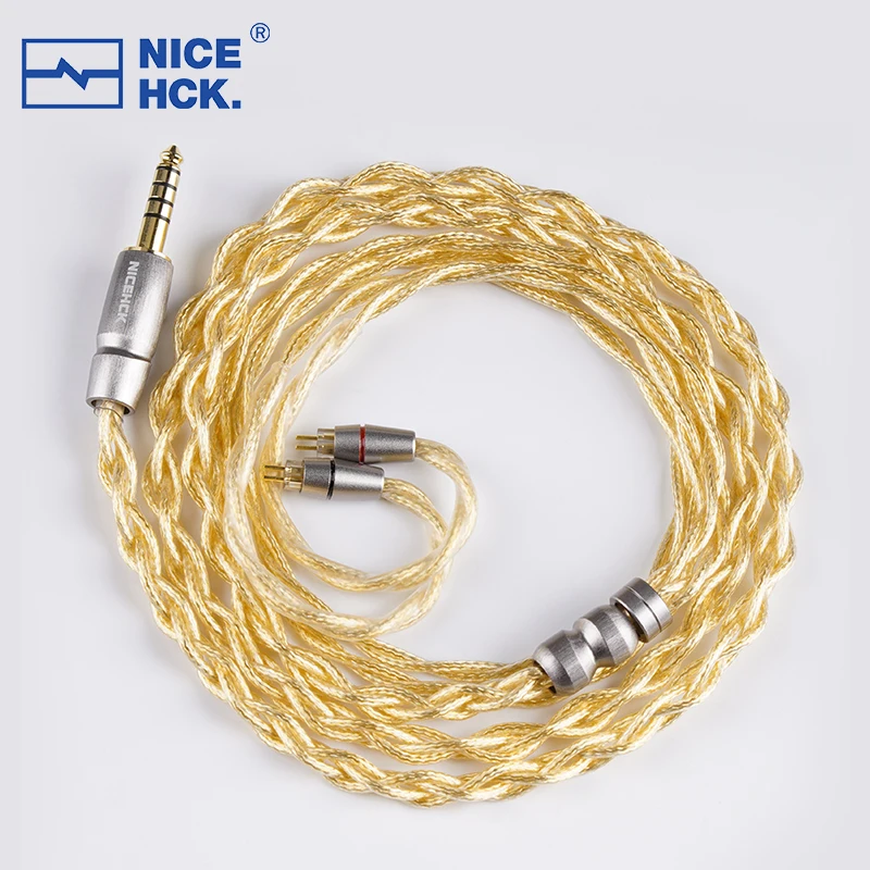 

NiceHCK 7NBEE 7N High Conductivity Copper+7N Silver Plated OCC HIFI IEM Cable 3.5/2.5/4.4mm MMCX/2Pin for Yume Ultra S12 PRO MK4