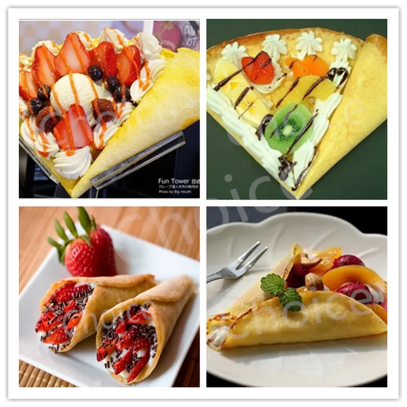 Gas Crepe Wrapper Cake Machine Thousand Layer Spring Roll Pancake Making Maker Crepe Pancake Making Machine 6