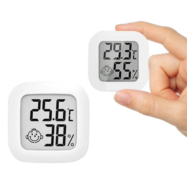 2023 Mini Upgrade Lcd Digital Room Thermometer Indoor Temperature Humidity  Meter Sensor Gauge Thermometer Hygrometer Smart Home - AliExpress