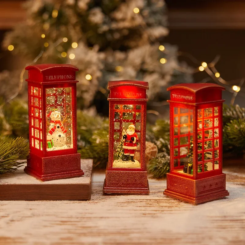 

Christmas Decorations Wind Light Crystal Light Santa Light Phone Pavilion Christmas Party Decoration Room Decor