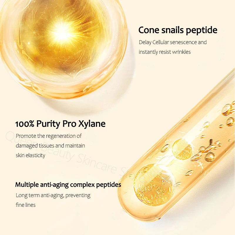 Polypeptide Anti-wrinkle Ampoules 100% Purity Pro Xylane Anti-Aging Face Serum Collagen Hyaluronic Acid Firming Essence 28/84pcs 5