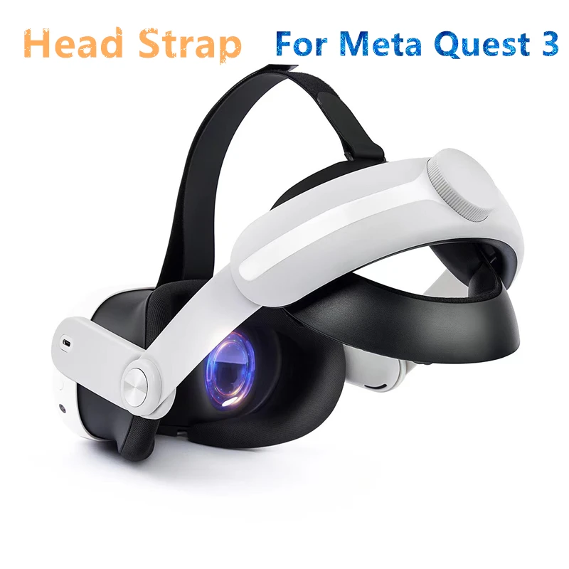 

Ремешок для головы для Meta Quest 3, удобный регулируемый ремешок для головы, увеличение поддержки, улучшение комфорта, Виртуальные аксессуары для VR