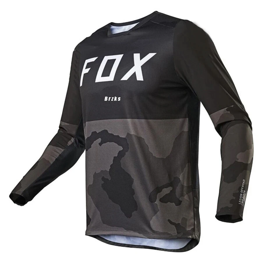 

2024 Men's T-Shirt Downhill Jerseys Foxbrzks Mountain Bike MTB Shirts Offroad DH Motorcycle Jersey Motocross Sportwear Clothing