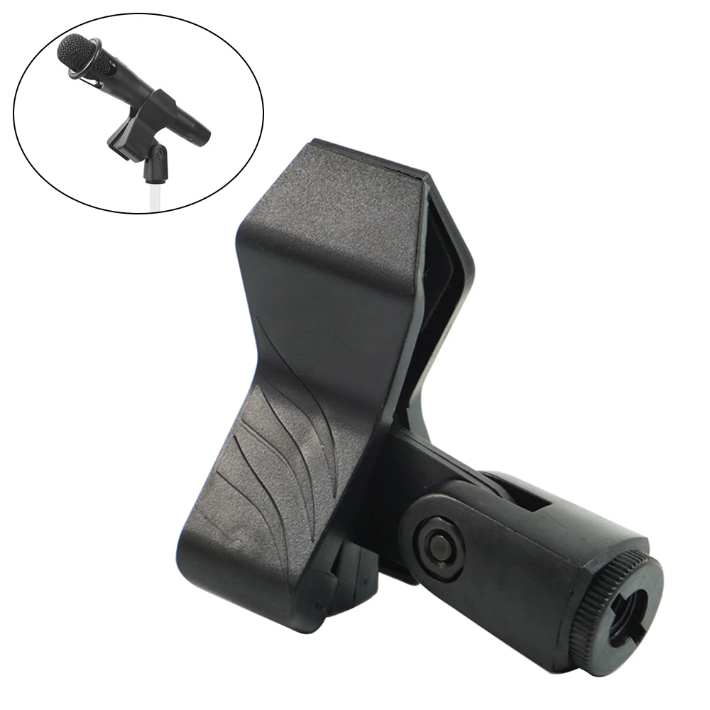 1pcs Universal Microphone Clip 1/4 Inch Condenser Microphone Clip Live Tripod Stand Accessories microphone mount clamp desktop mounting clip