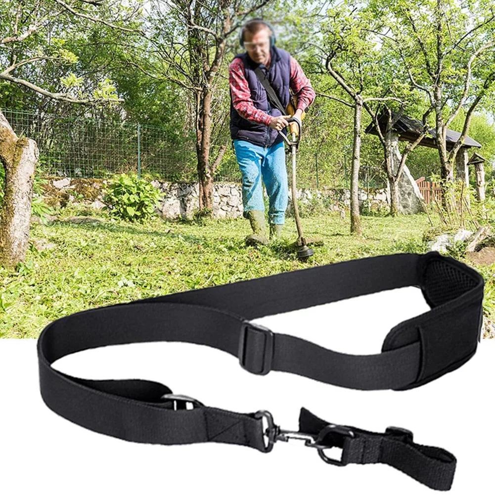 Lawnmower Shoulder Strap Padded Belt Shoulder Harness For Grass Brush Cutter Trimmer Lawn Mower Garden Yard Tool Parts