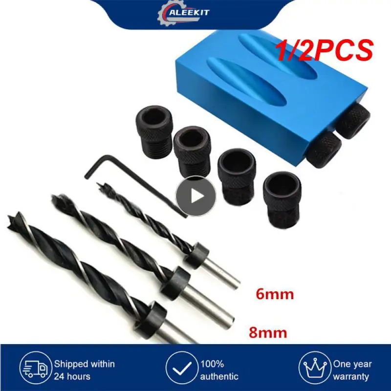 

1/2 шт. набор направляющих сверл для деревообработки с косым отверстием набор карманных направляющих сверл 15 градусов переходник для соединения углового привода локатор для столярных работ