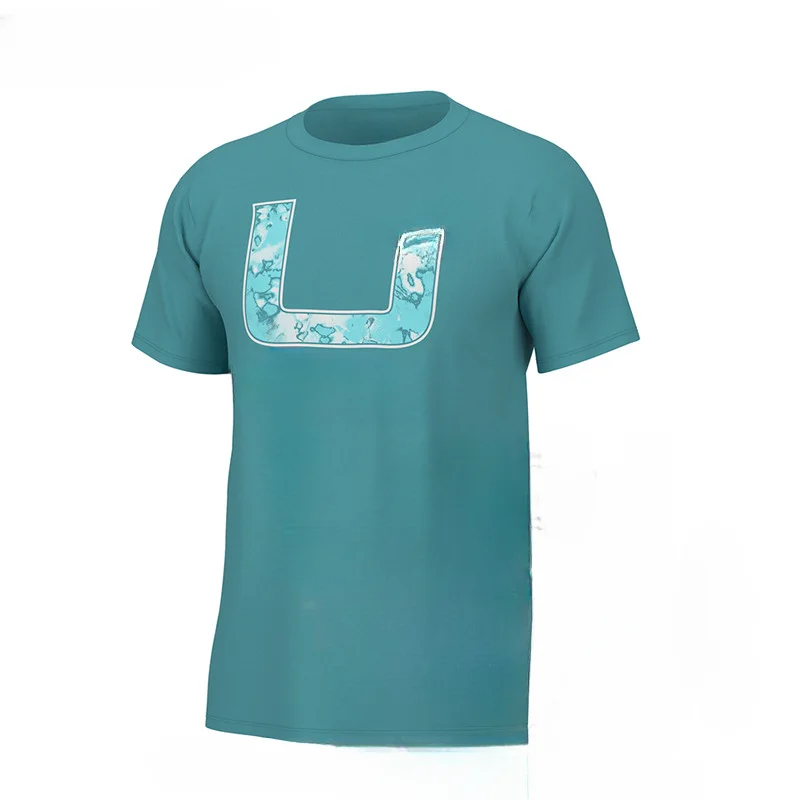 Fishing Wear Men Short Sleeve T Shirts Uv Protection Breathable Tops Summer Fishing Apparel
