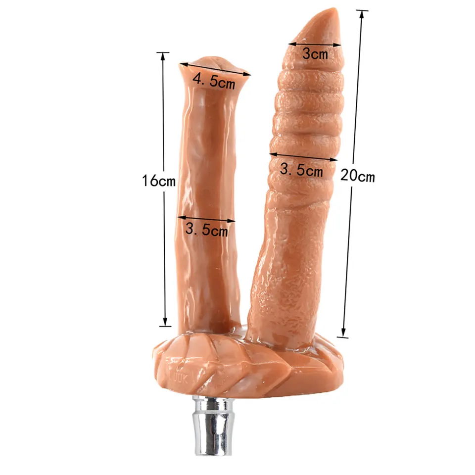 Small Order FREDORCH Premium Sex machine Attachment VAC-U-Lock Dildos Suction Cup Sex Love machine for woman Sex products Double BIG Dildo S930ee0a202714d36a4c0d0307d6db153c