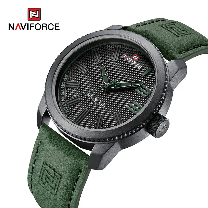 NAVIFORCE Popular Male Wristwatch Military Sports Shockproof Waterproof ...