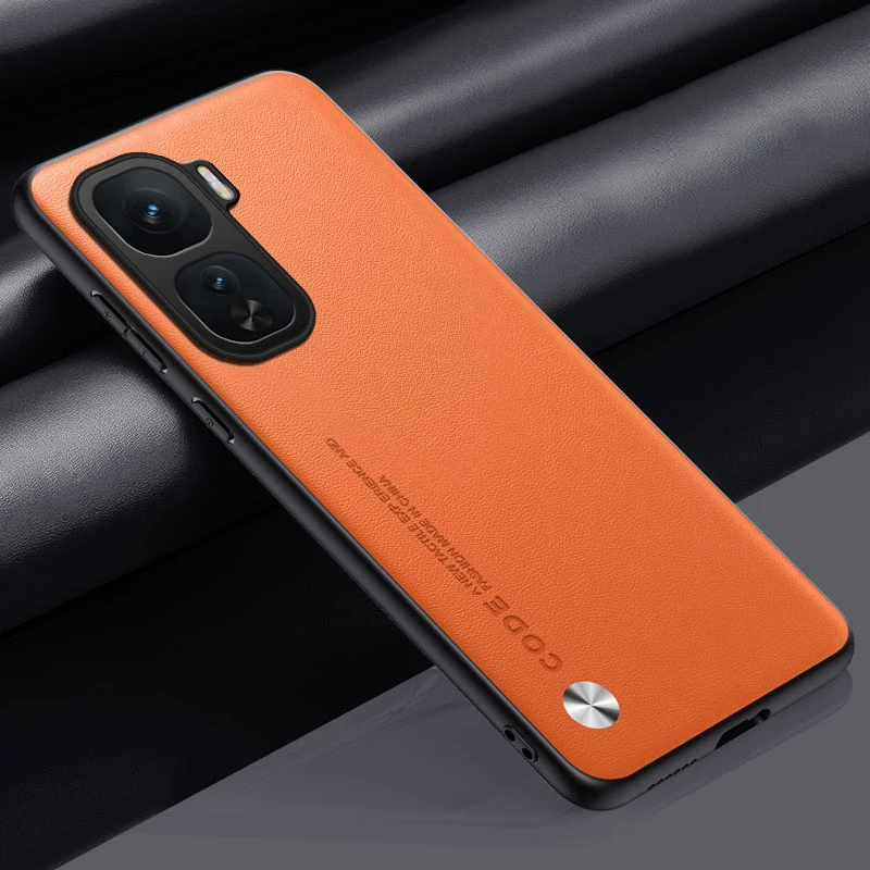 Luxury PU Leather Silicone Protective Phone Case - Premium Back Cover