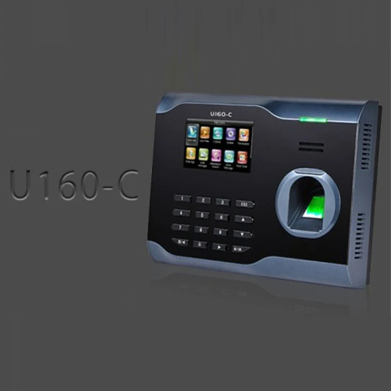 U160 TCP/IP network fingerprint recognition attendance machine, clock in and clock out time recorder, optional RFID card, IC car
