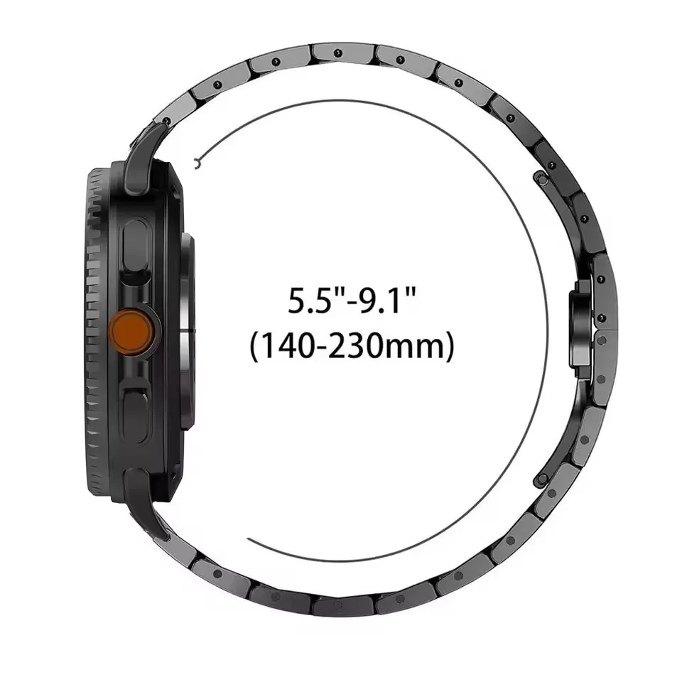 Luxury Titanium Stainless Steel Bracelet Strap