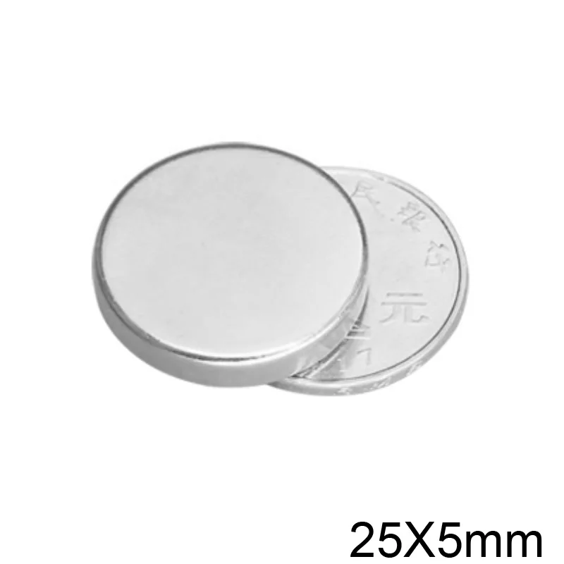 1/2/3/5PCS 50x5mm Disque Puissant Aimants Magnétiques 50mm X 5mm En Vrac  Aimants Ronds En Néodyme 50x5mm N35 Gros Disque Aimant 50*5