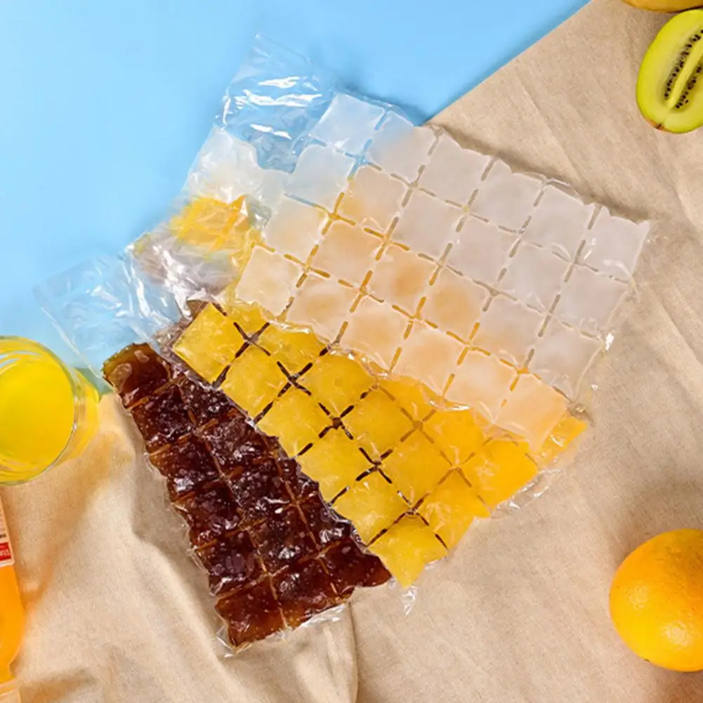 20Pcs Eco-friendly Ice Cube Trays Food Grade Ice Bags Environmentally Friendly Making Stackable Cube Mold Trays