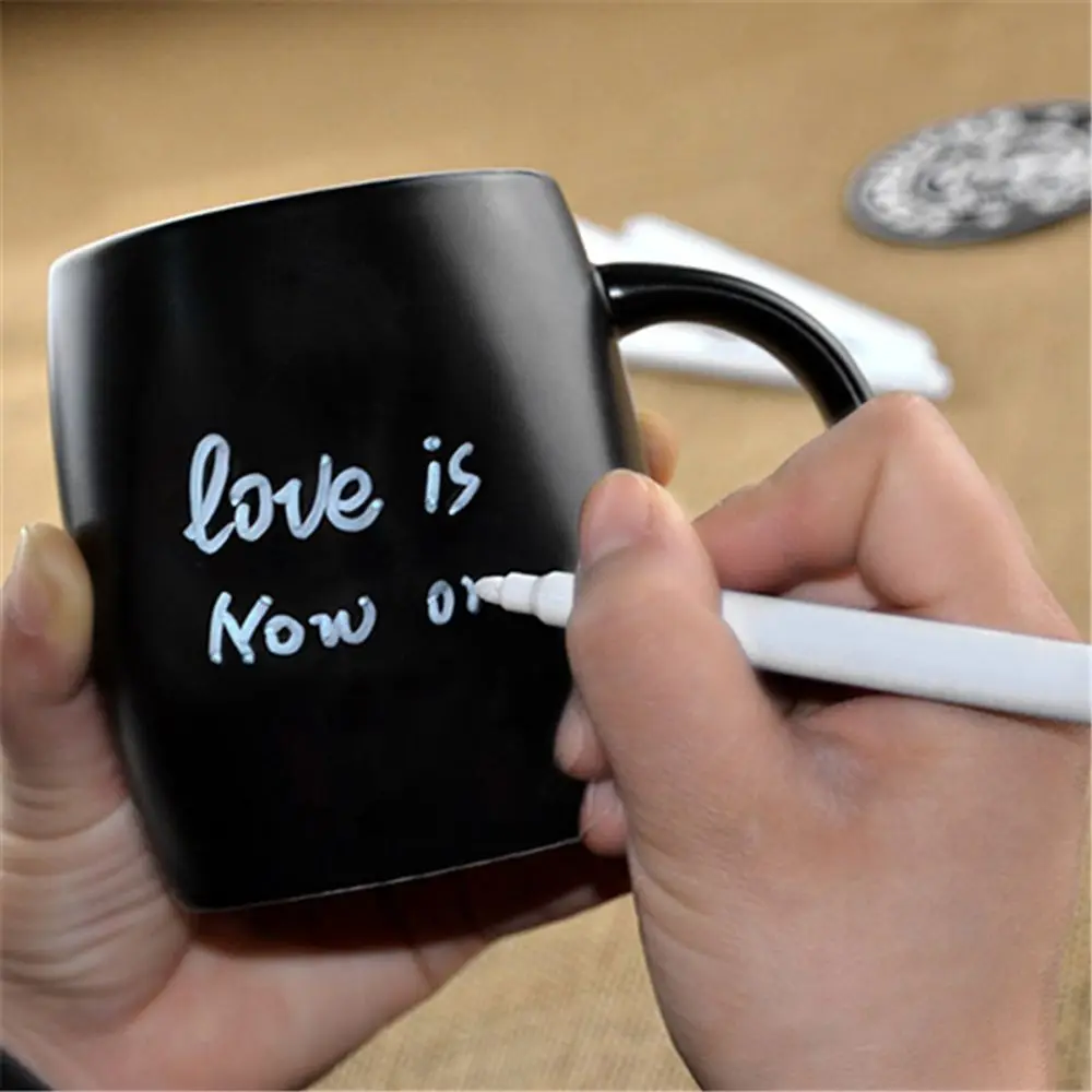 편리한 창의적인 사무용품 지울 수 있는 유리창 액체 분필 펜 마커 펜 먼지 없는 분필 칠판 펜